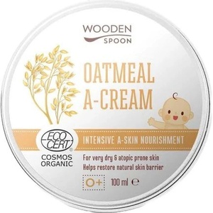 Wooden Spoon Успокояващ А-крем Wooden Spoon - С овес, 100 ml