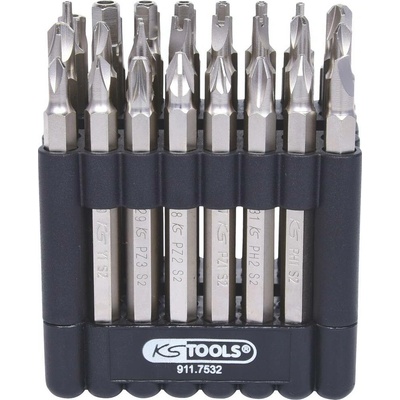 KS Tools sada bitů vnější šestihran 1/4 911.7532