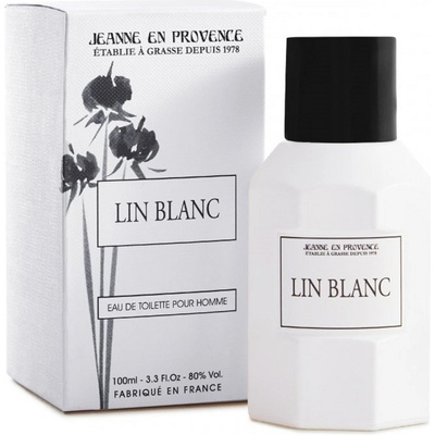 Jeanne en Provence Lin Blanc Květ bavlníku toaletní voda pánská 100 ml