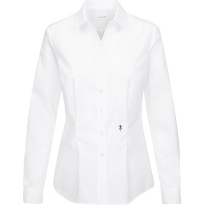 Seidensticker košile Blouse Slim LSL dlouhý rukáv dámská white bílá