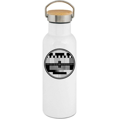 123TRIKO termoska Ztráta signálu, monoskop, černý tisk 500 ml vtipné