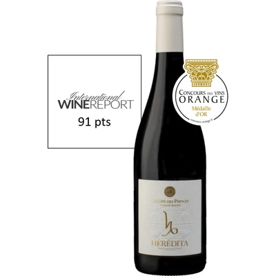 Cellier des Princes Cotes du Rhone AOP Heredita, suché červené, 14,5%, 0,75 l (holá láhev)