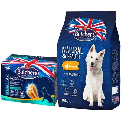 Butcher's Natural&Healthy DogDry s kuracím mäsom 10 kg