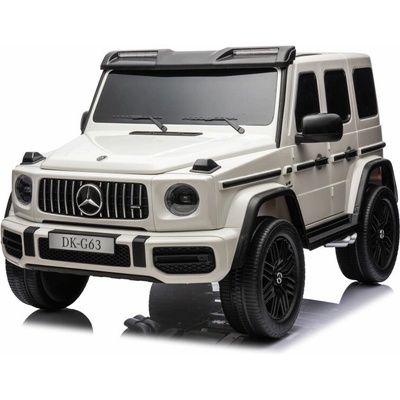 mamido Mercedes G63 XXL 4x200W 24V MP4 Elektrické autíčko bílá