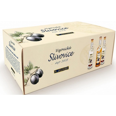 R. Jelínek Vizovická Slivovice 2010-2015 50% 24 x 0,02 l (set)