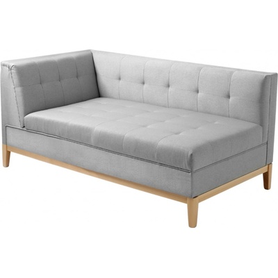 Nordic Design Tomm 156 cm pravá šedá čalouněná