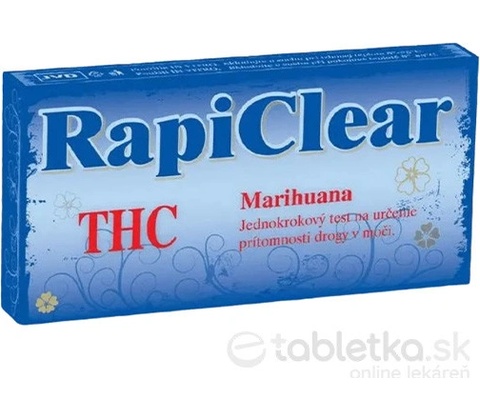 RapiClear THC Marihuana IVD test drogový