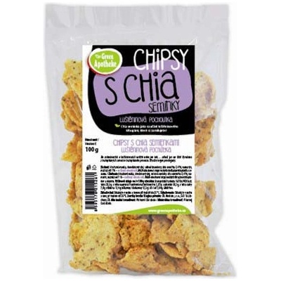 Green Apotheke Chipsy s chia a rozmarýnem 100g