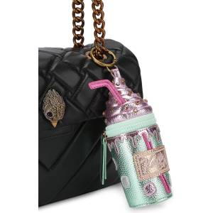 Kurt Geiger London ключодържател дамски от кожа Coffee Cup Charm (5574979979)