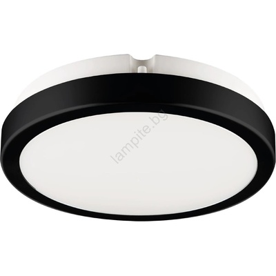MILAGRO Led Плафон за баня vera led/12w/230v 4000k ip65 черен (mi2444)