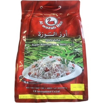 Swan Super Dlouhozrnná Sella Basmati rýže 5 kg