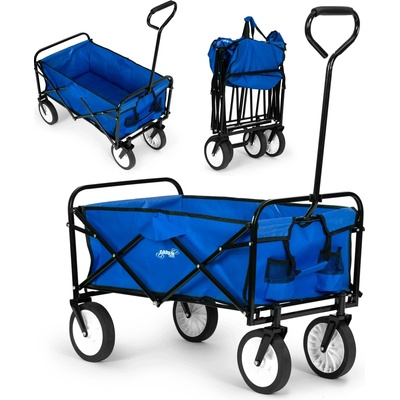 Pro-Tech shop Zahradní skládací vozík - modrý 116x54x90cm 62382 WOZ3556
