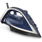 Tefal Ultragliss Plus Anti-Calc Steam Iron, 2800 Watts, removable calc collector, 50 g/min steam output, 260 g/min steam boost, automatic shut-off, Made in France, blue/white, FV6846 - FV6846E1 (FV6846E1) Ютии