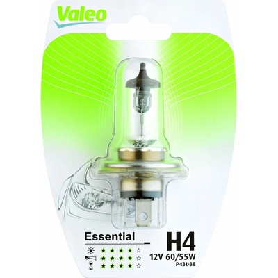 Valeo Essential H4 P43t 12V 60/55W