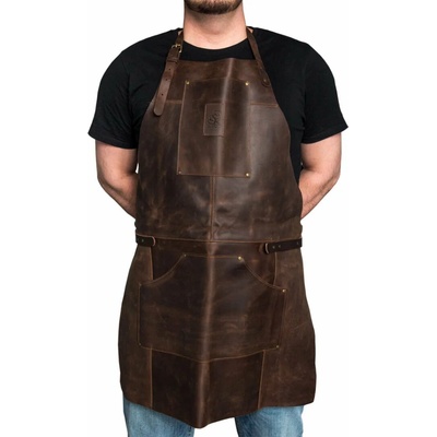 BeaverCraft Kožená zástera AP2X hnedá