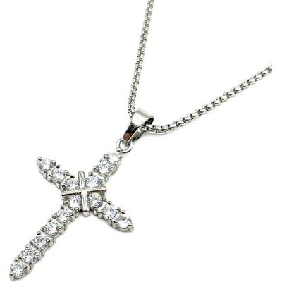 Steel Jewelry Náhrdelník kříž z chirugické oceli NH180301