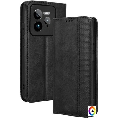 GT 7 Pro 5G Retro Texture Wallet Калъф и Протектор