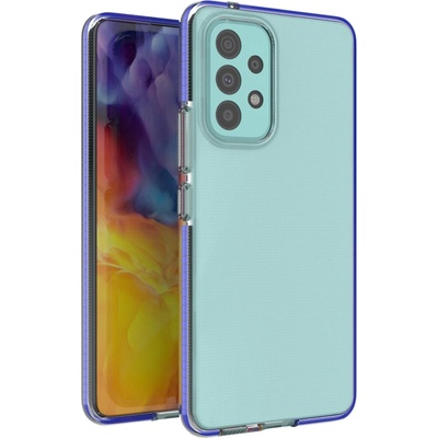 HQWear Кейс с цветна рамка Spring Case за Samsung Galaxy A73, тъмносин (9145576244258)