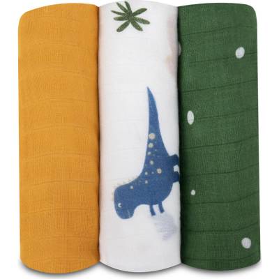 LIONELO Bambusové BAMBOO SET Dino 3 ks