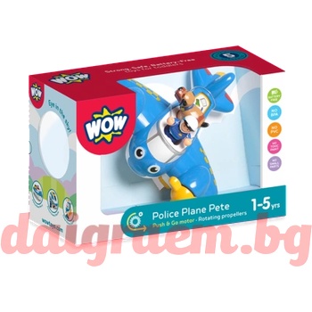 Image 1 of WOW Toys Полицейският самолет на Пете wow 10309z (wowt10309z)