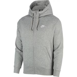 Nike Суичър Nike Sportswear Club Fleece Men's Full-Zip Hoodie - Grey