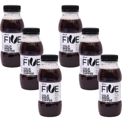 FIVE Cold Brew Coffee Natural 6 x 250 ml