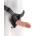 Pipedream King Cock 7" Uncut Cock with Strap-on Harness Flesh