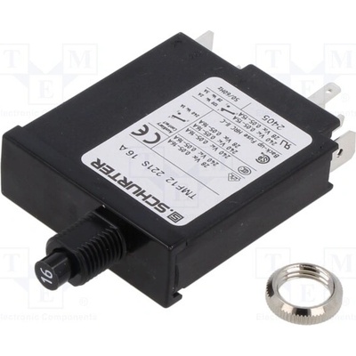 SCHURTER 4410.0095 Jistič; Ujmen: 240VAC; 28VDC; 16A; SPST + SPDT; Póly: 1; IP40; MCB