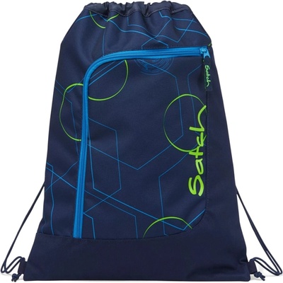 Športové vrece Satch Gymbag - Blue Tech uni