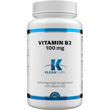 KLEAN LABS Витамин В2 100 mg - 60 капсули