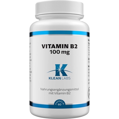 KLEAN LABS Витамин В2 100 mg - 60 капсули