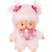 Monchhichi růžová holka Mončiči 15 cm