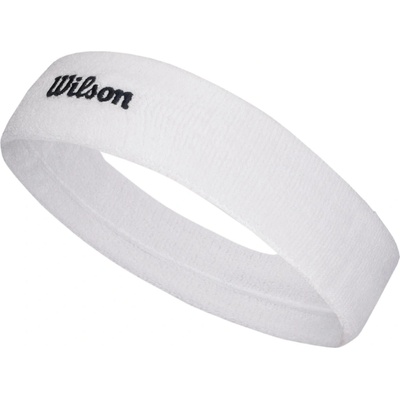 Wilson U Logo wide Headband Biela Čierna
