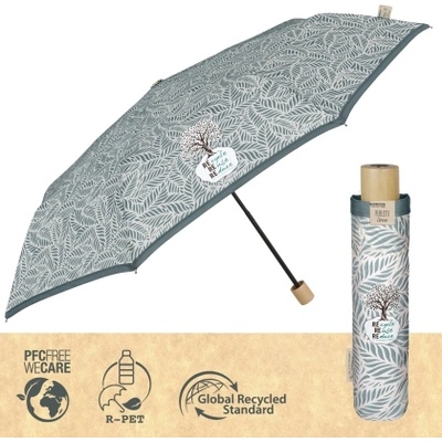 Дамски неавтоматичен чадър Perletti Green 19115, Зелен