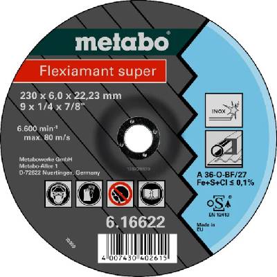 Metabo Brúsny kotúč 115 x 6,0 x 22,23 mm 616739000