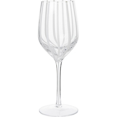 Broste Sklenice na bílé víno Stripe Průhledná 350 ml
