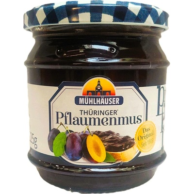 MÜHLHAUSER Thüringer Pflaumenmus švestková povidla 225g