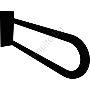 Bemeta Дръжка за опора 10x25 cm черна (BD0194)