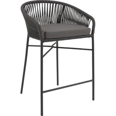 Kave Home Yanet 65 cm černá pletená