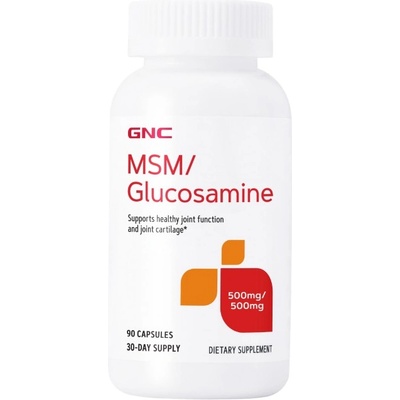 GNC MSM 500 mg / Glucosamine 500 mg [90 капсули]
