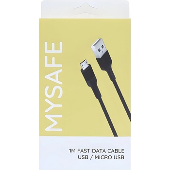 IZMAEL. eu MySafe кабел - 1м - MicroUSB - черен KP25592 (25592)