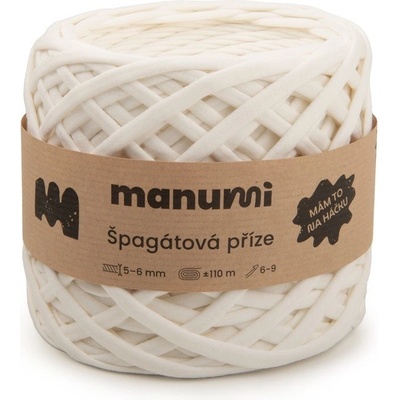 Manumi špagátová příze krémová - 1 ks
