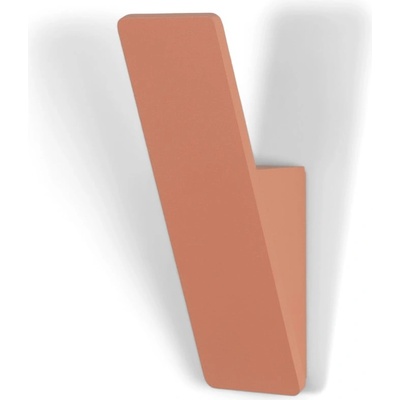Spinder Design Стенна стоманена кука в цвят сьомга Angle - Spinder Design (GW310-12)