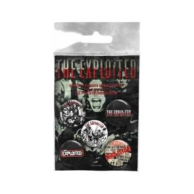 Sada Placek The Exploited Button Badge set 1