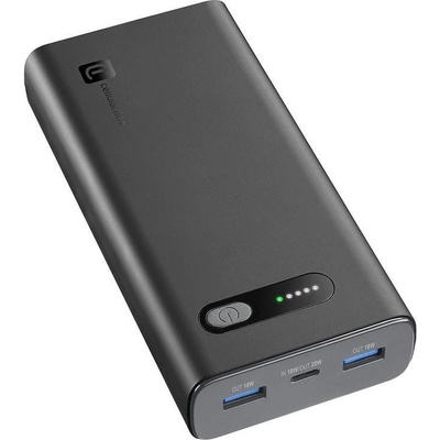 Cellularline Външна батерия Cellularline FAST Turbo PD 20000 mAh Черна (FAST Turbo PD 20000 mAh Черна)