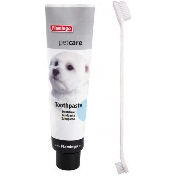 Flamingo zubní kartáček a pasta