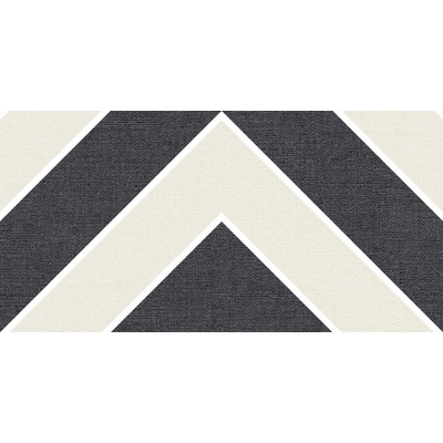 Výprodej Dekoračné látky, OXY Zig Zag, tmavo šedá, 150 cm 150 x 145 cm