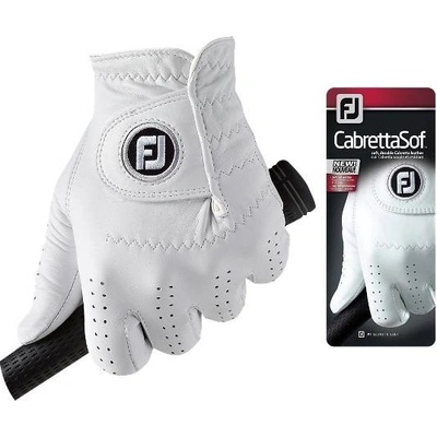 FootJoy CabrettaSof Mens Golf Glove Bílá Levá XL