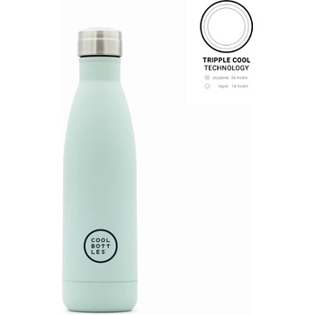 Cool Bottles Nerezová termolahev Pastel třívrstvá světle modrá 500 ml