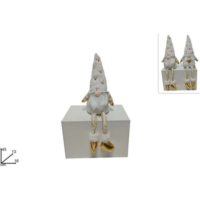 MAKRO Škriatok vianočny sediaci 45cm